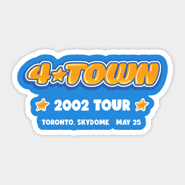 4*Town World Tour Sticker by Peebs